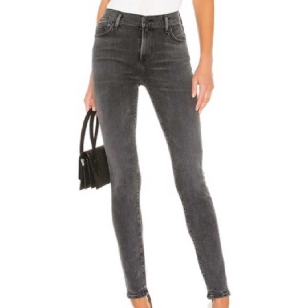Citizens of Humanity Rocket Ankle Skinny - Mid Rise. Size 27 dark grey